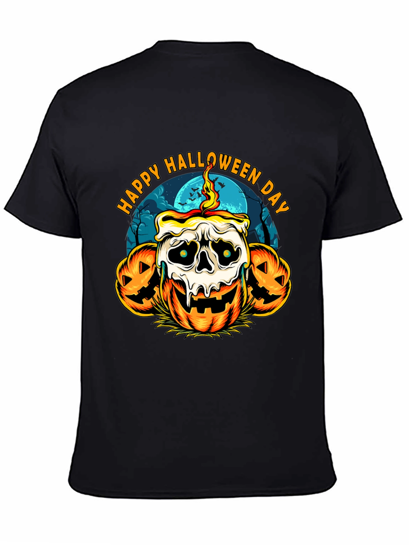 Happy Halloween Day Pumpkin T-Shirt