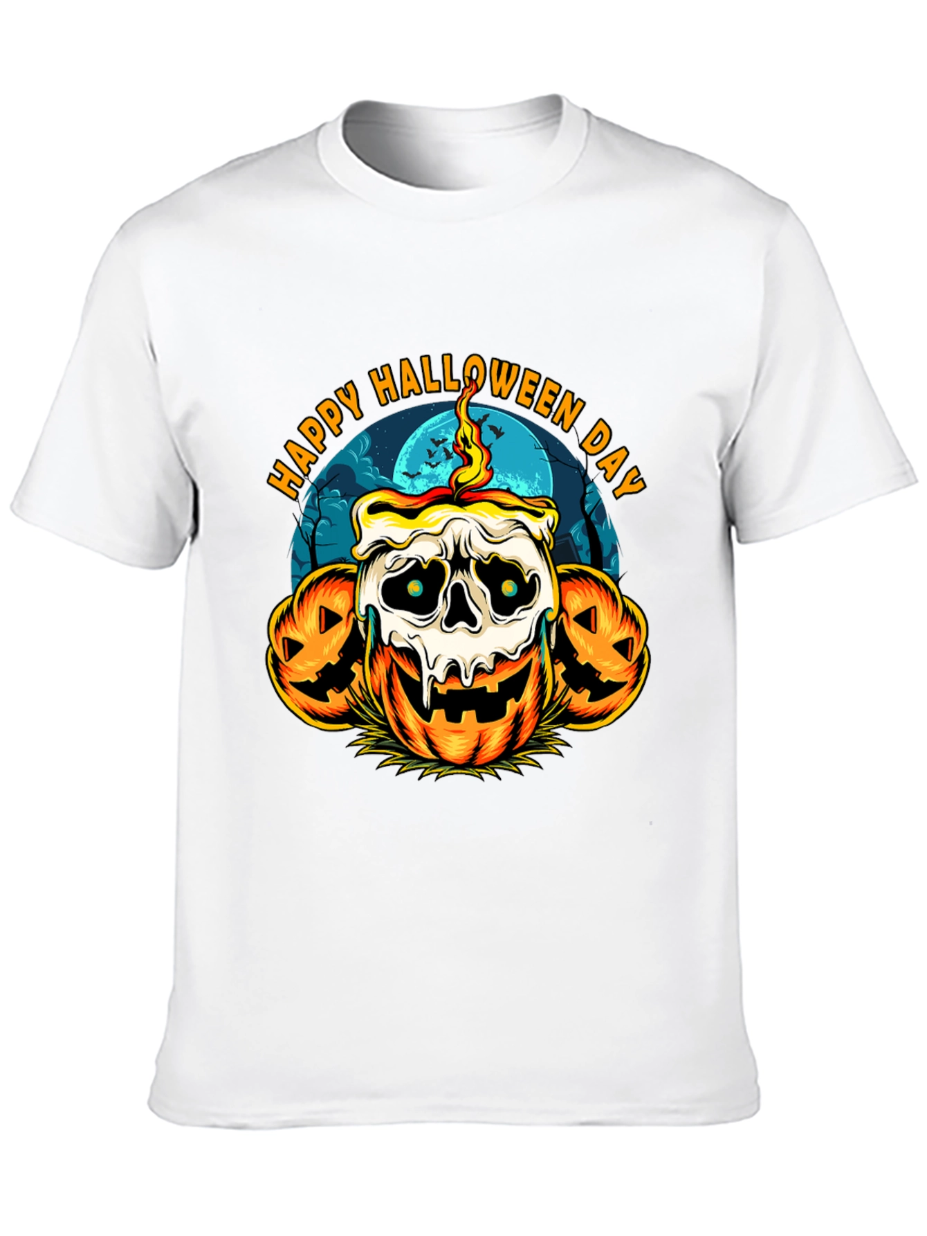Happy Halloween Day Pumpkin T-Shirt