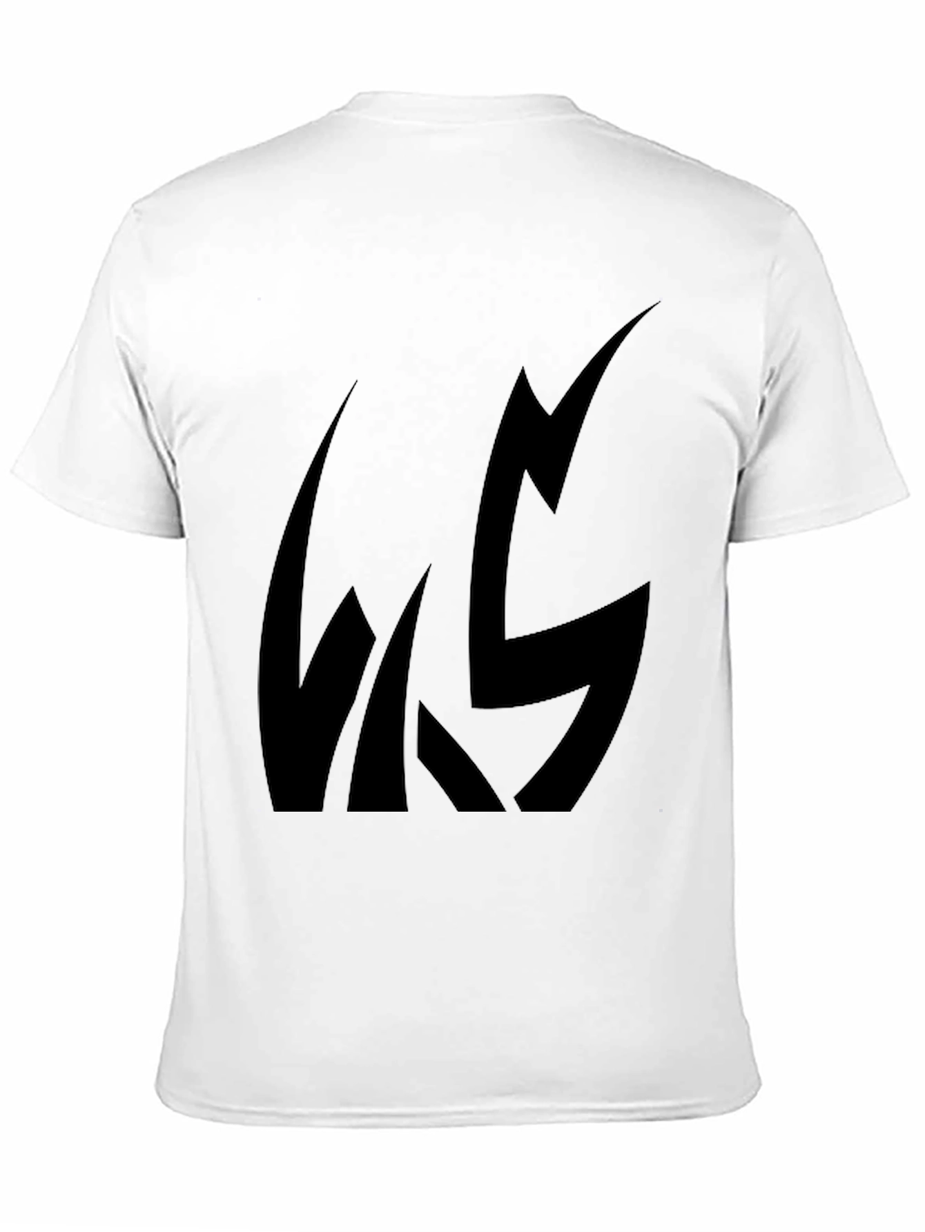 Abstract Graphic Black T-Shirt - Modern Casual Wear