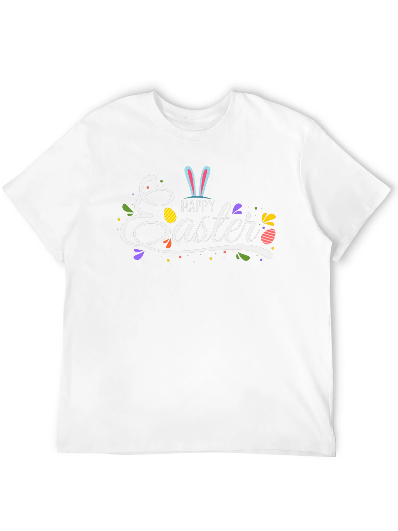 Happy Easter Black T-Shirt