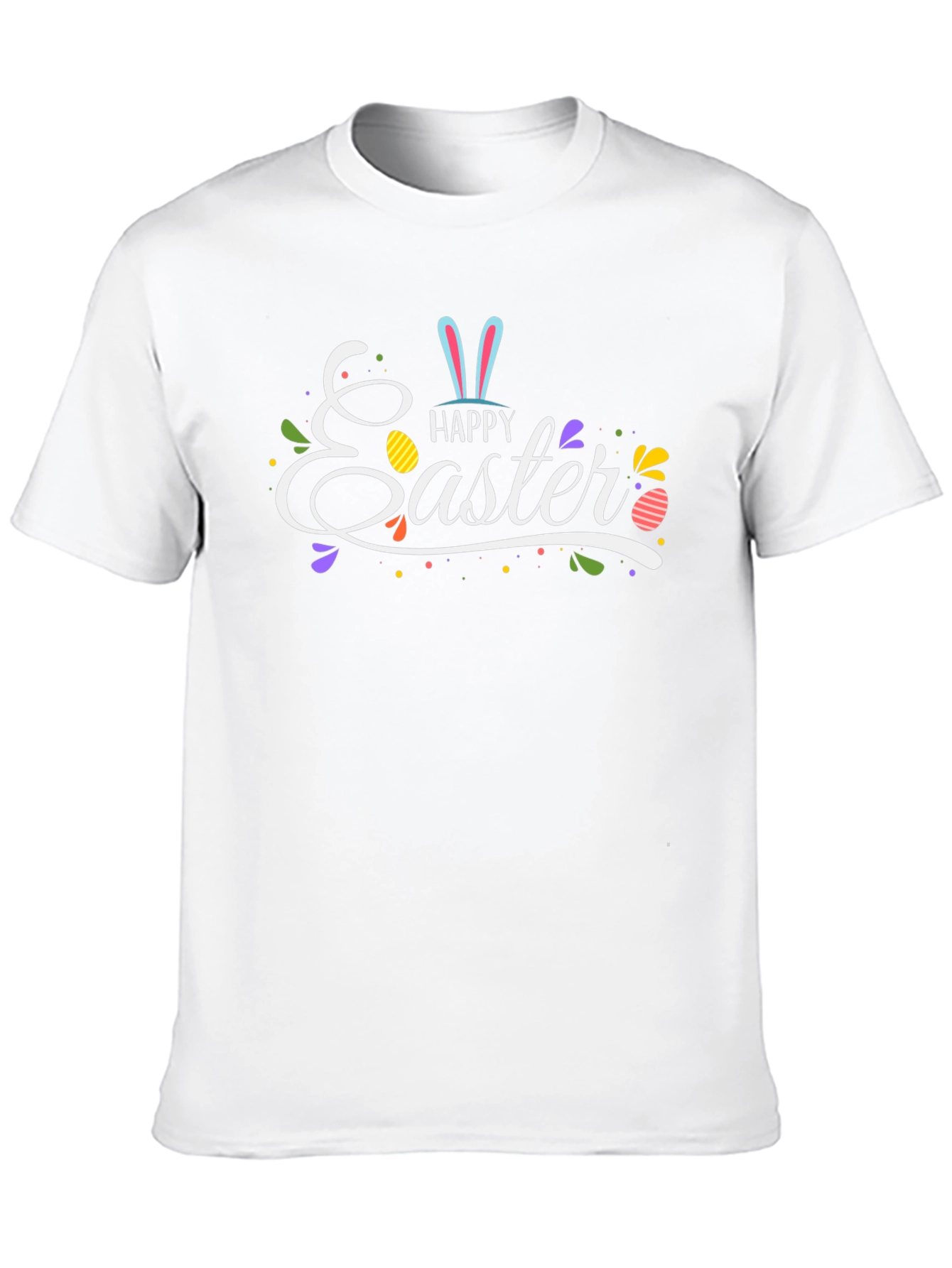 Happy Easter Black T-Shirt