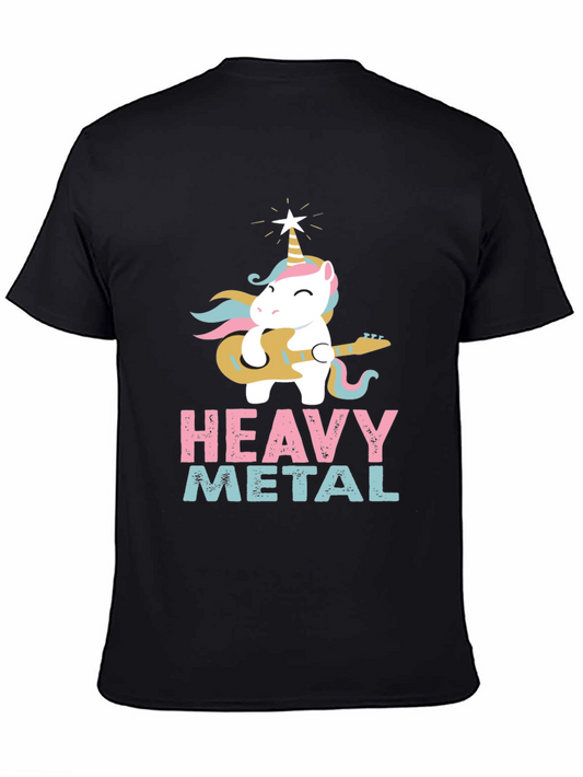 Heavy Metal Unicorn T-Shirt Rock Music Tee