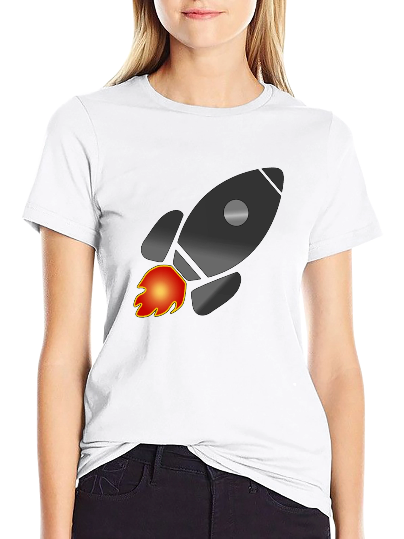 Rocket Graphic T-Shirt - Blast Off in Style!