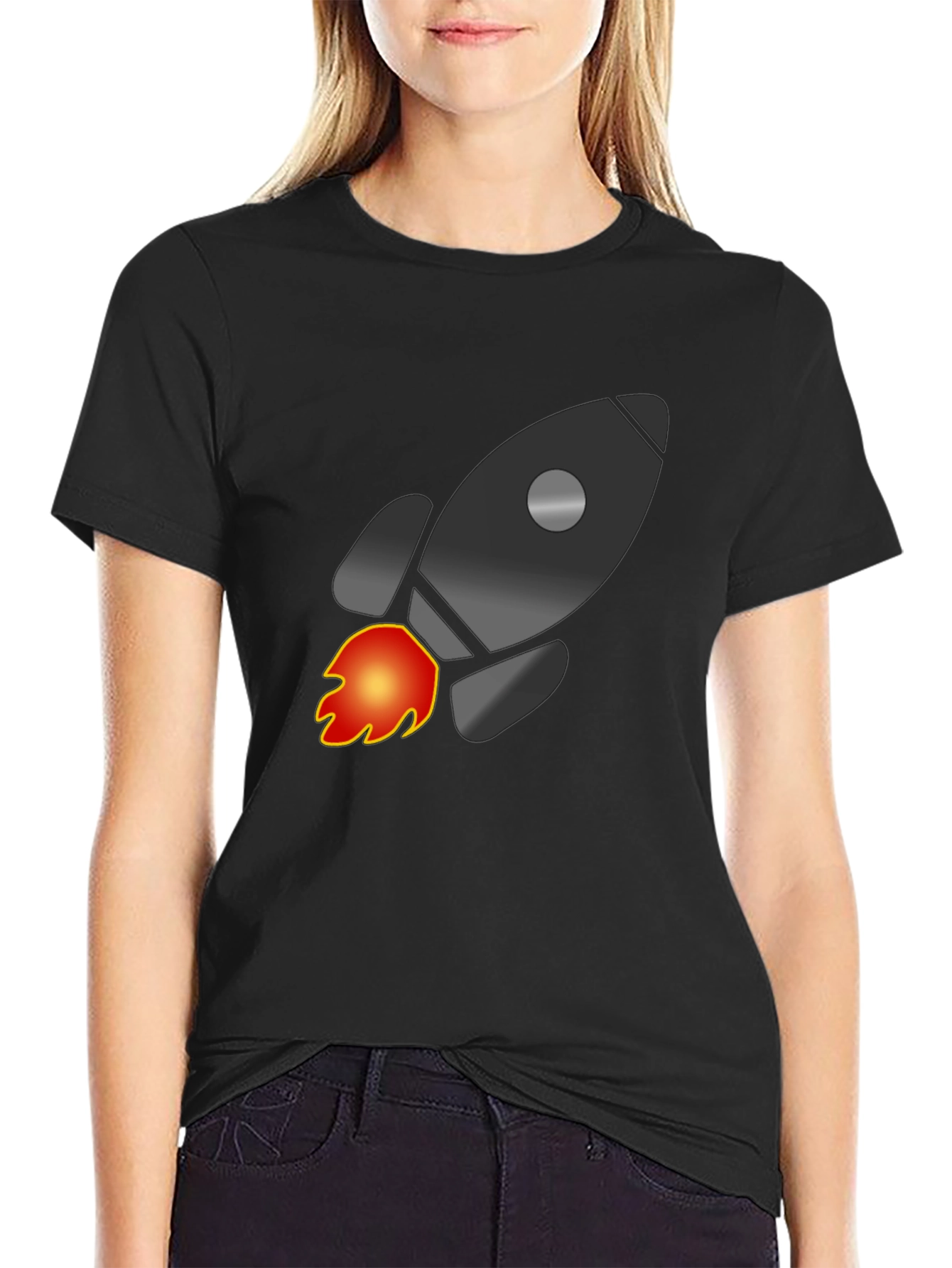 Rocket Graphic T-Shirt - Blast Off in Style!