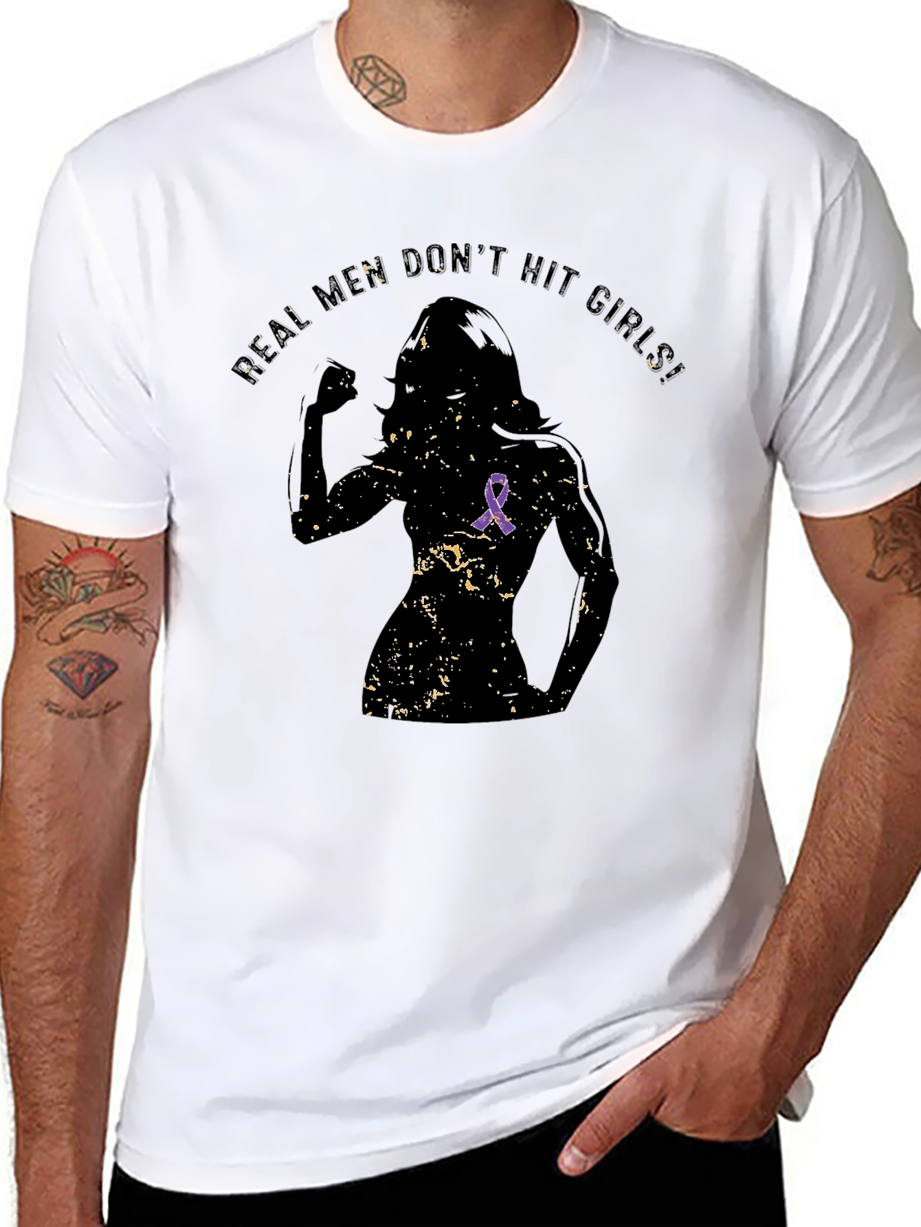 Real Men Dont Hit Girls T-Shirt