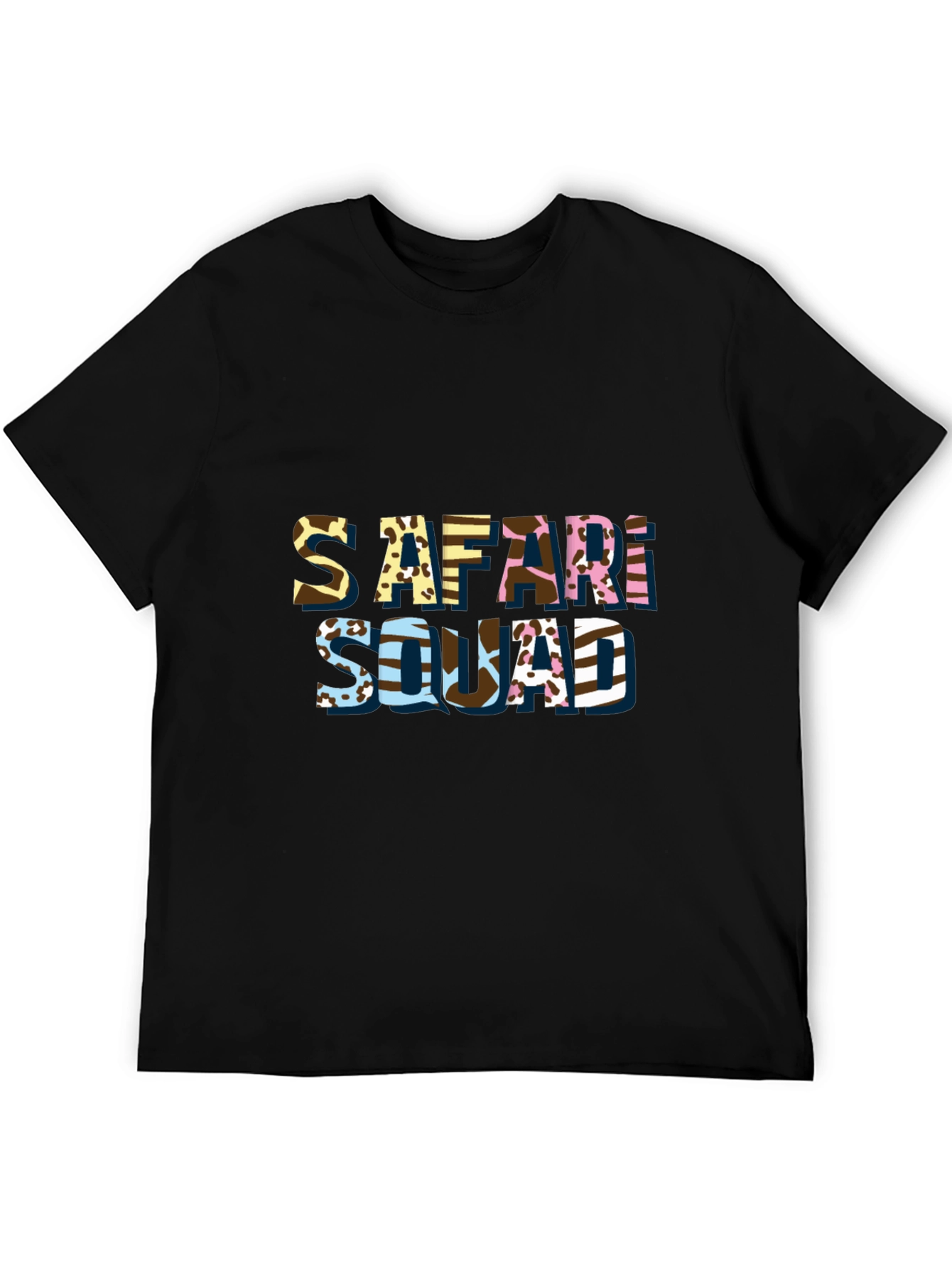 Safari Squad Graphic T-Shirt - Trendy Animal Print Tee