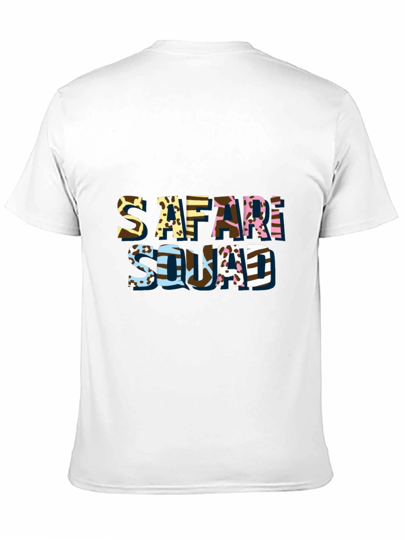 Safari Squad Graphic T-Shirt - Trendy Animal Print Tee