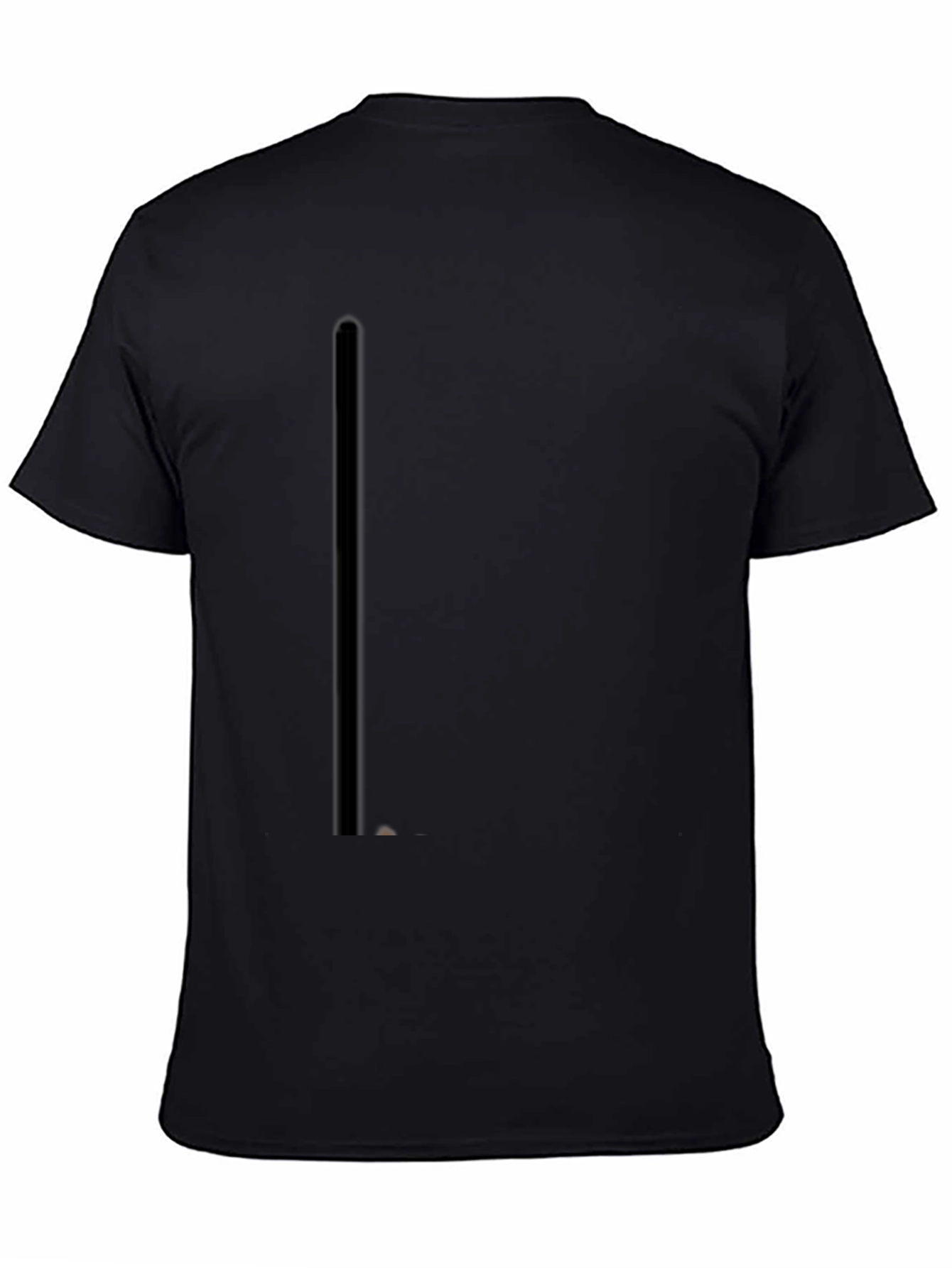 Classic Black Mens Crew Neck T-Shirt