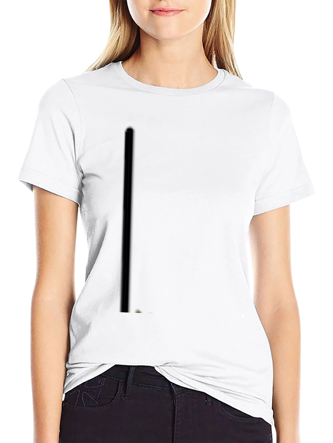 Classic Black Mens Crew Neck T-Shirt