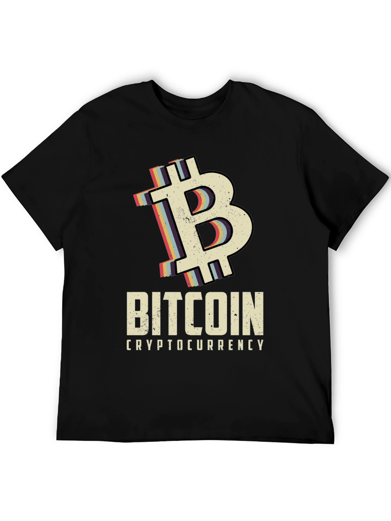 Bitcoin Crypto Graphic Tee - Black