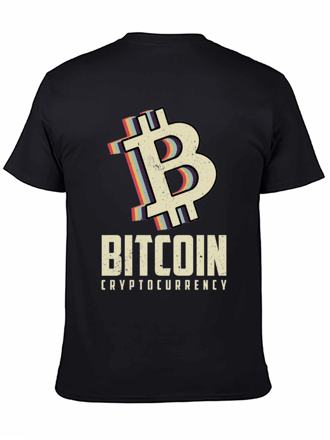 Bitcoin Crypto Graphic Tee - Black