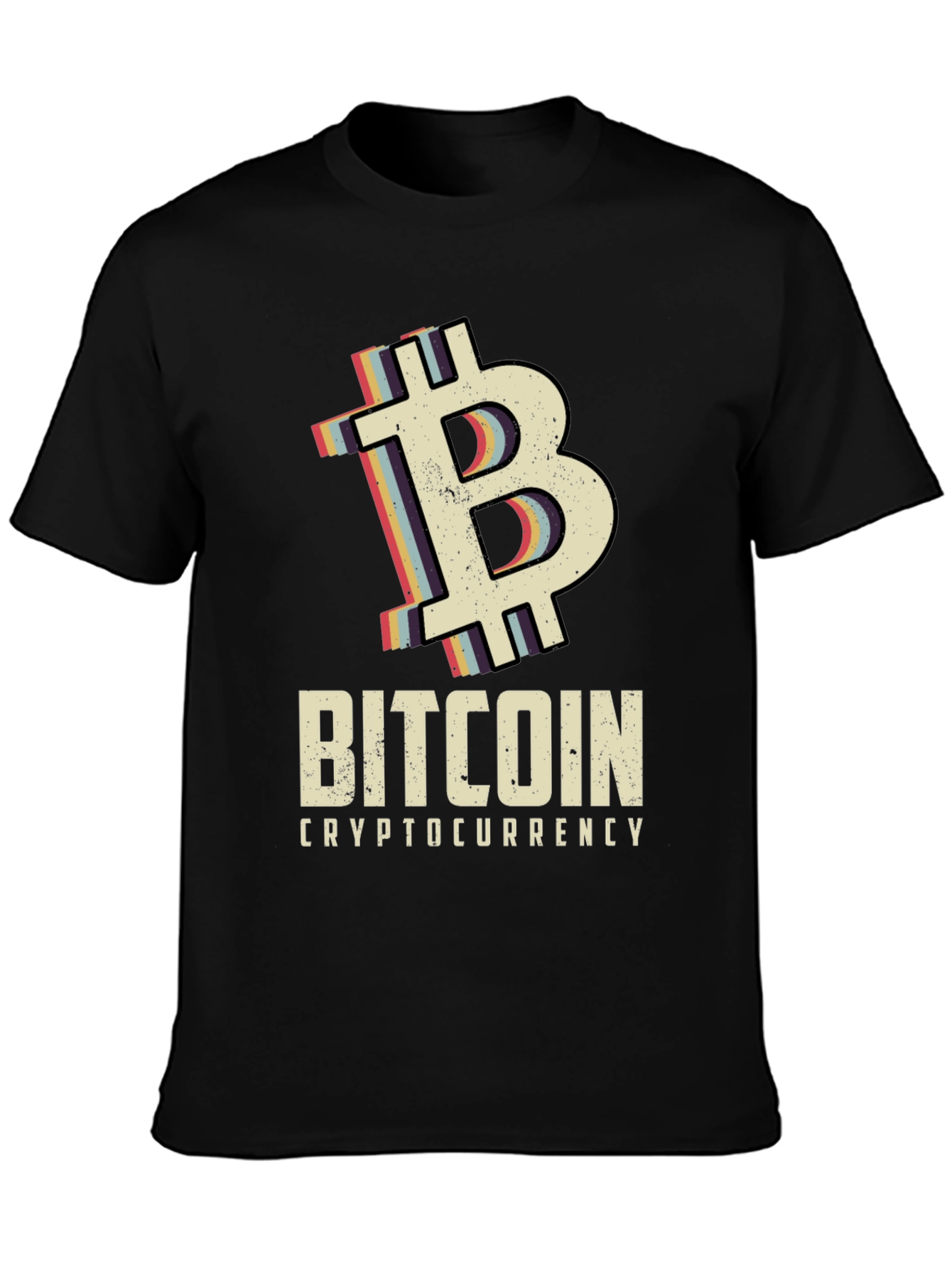 Bitcoin Crypto Graphic Tee - Black
