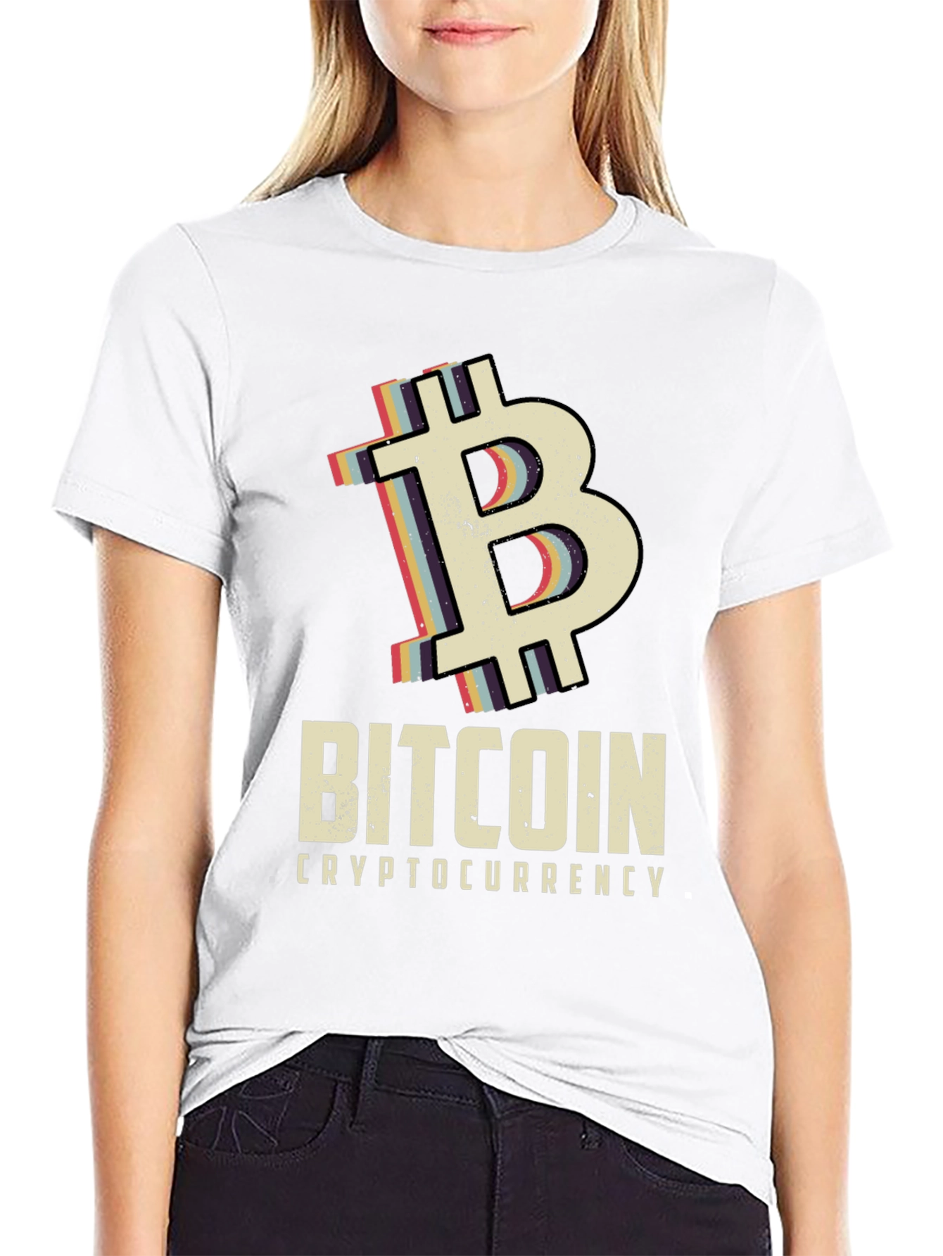 Bitcoin Crypto Graphic Tee - Black