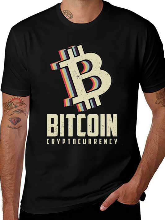 Bitcoin Crypto Graphic Tee - Black