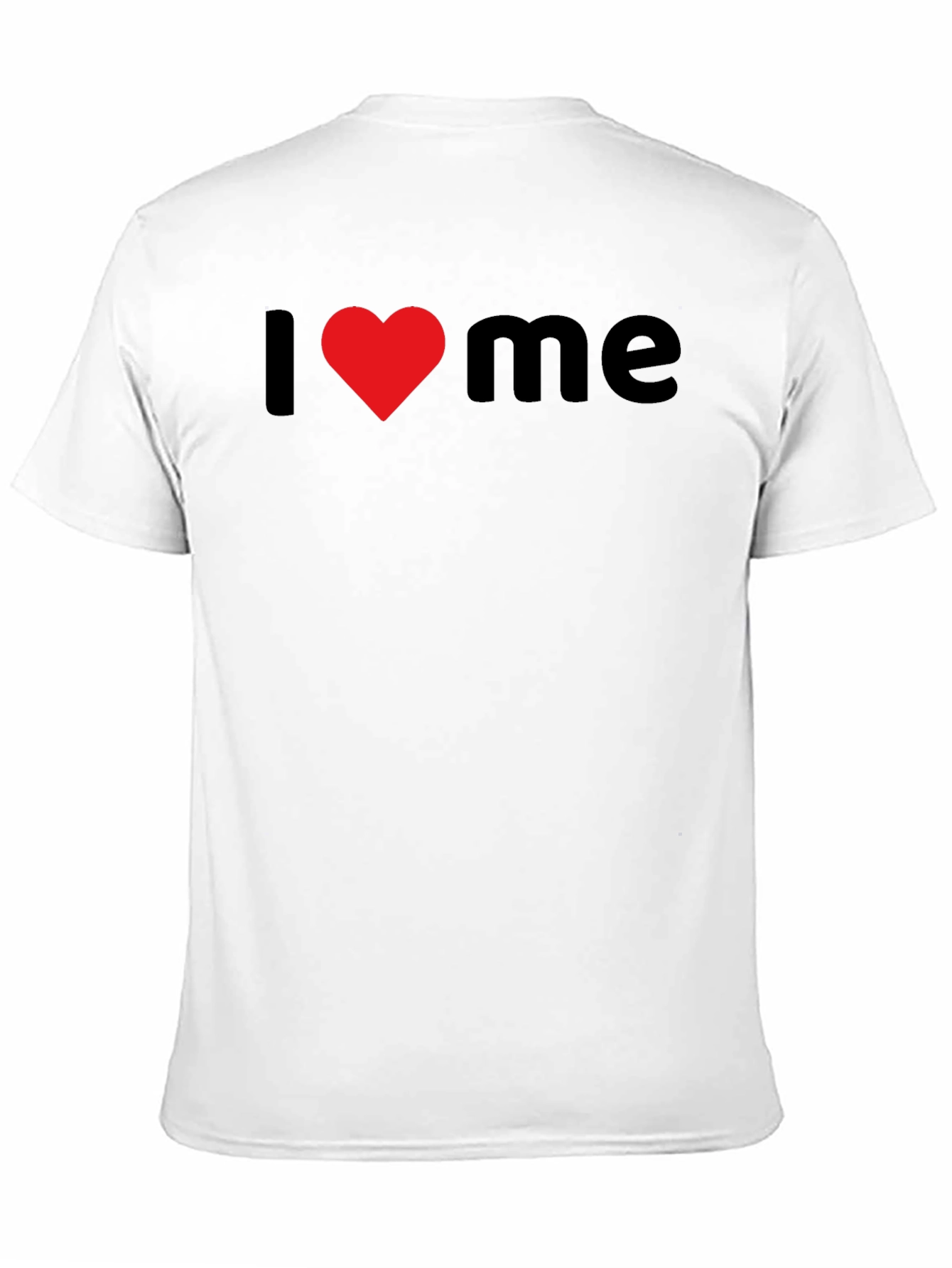 I Heart Me Black Graphic Tee