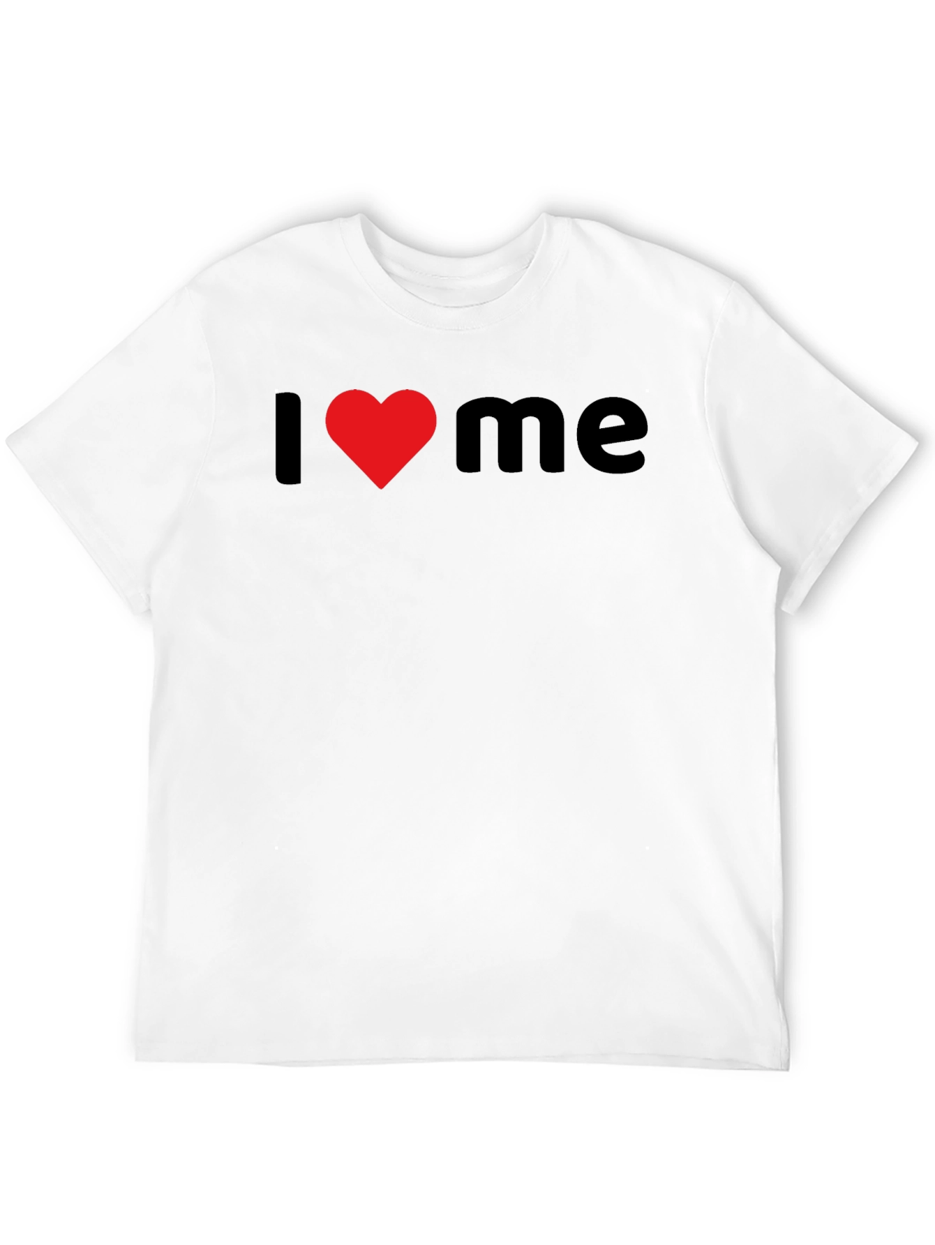 I Heart Me Black Graphic Tee