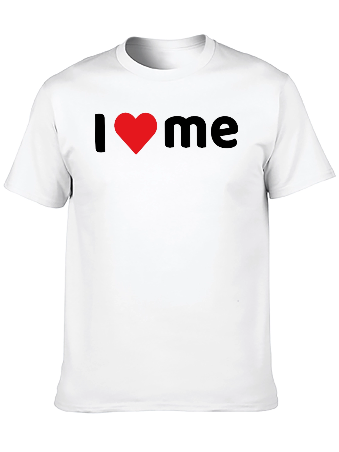 I Heart Me Black Graphic Tee
