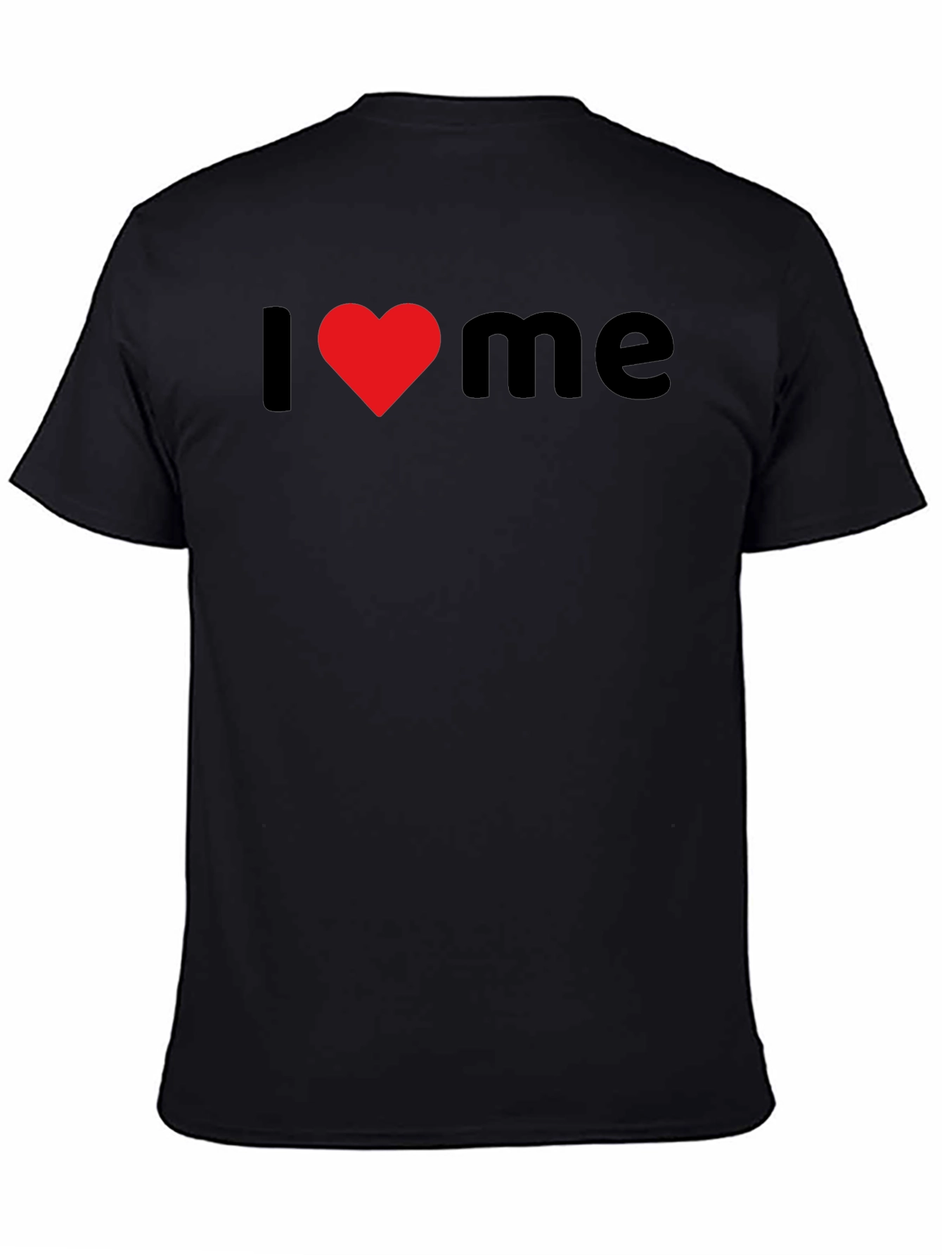 I Heart Me Black Graphic Tee