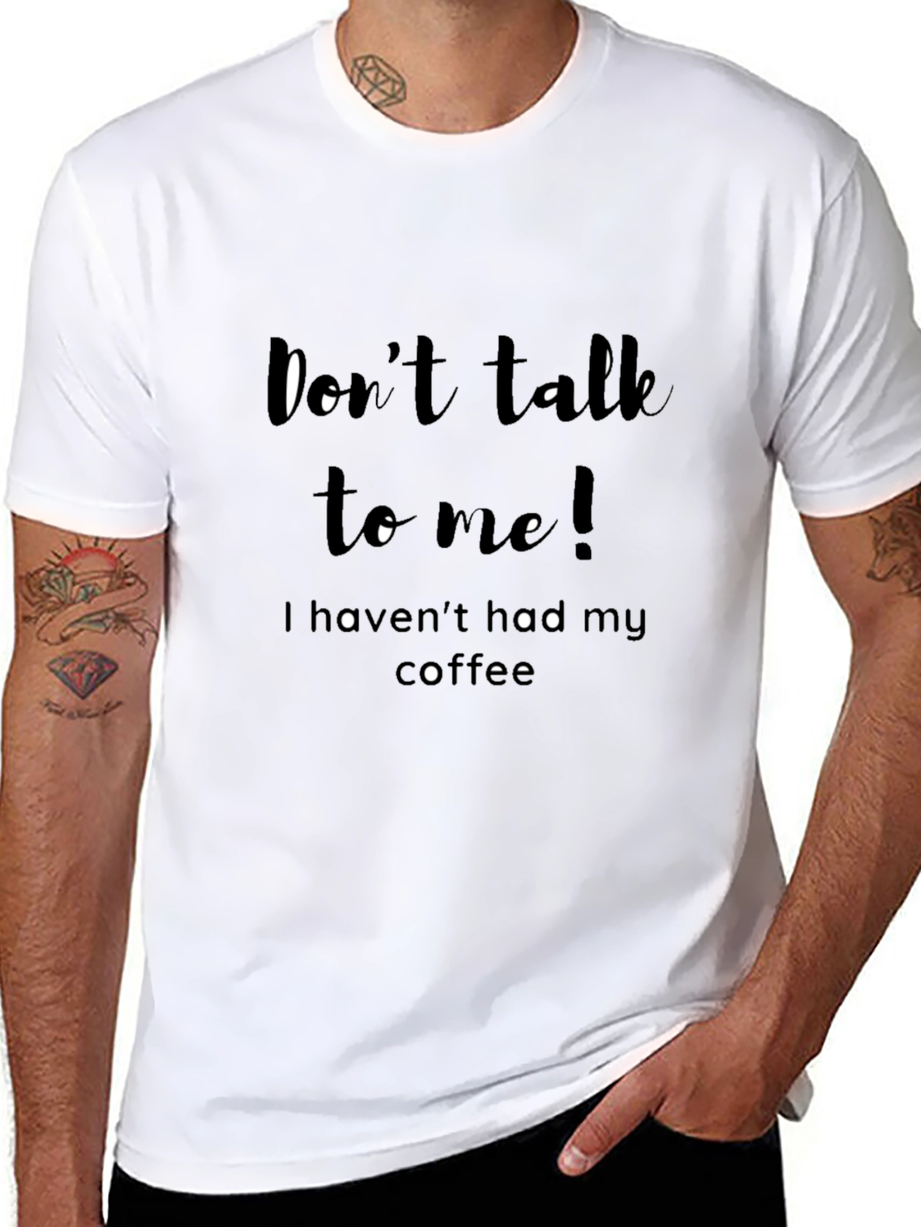 Dont Talk to Me Coffee T-Shirt