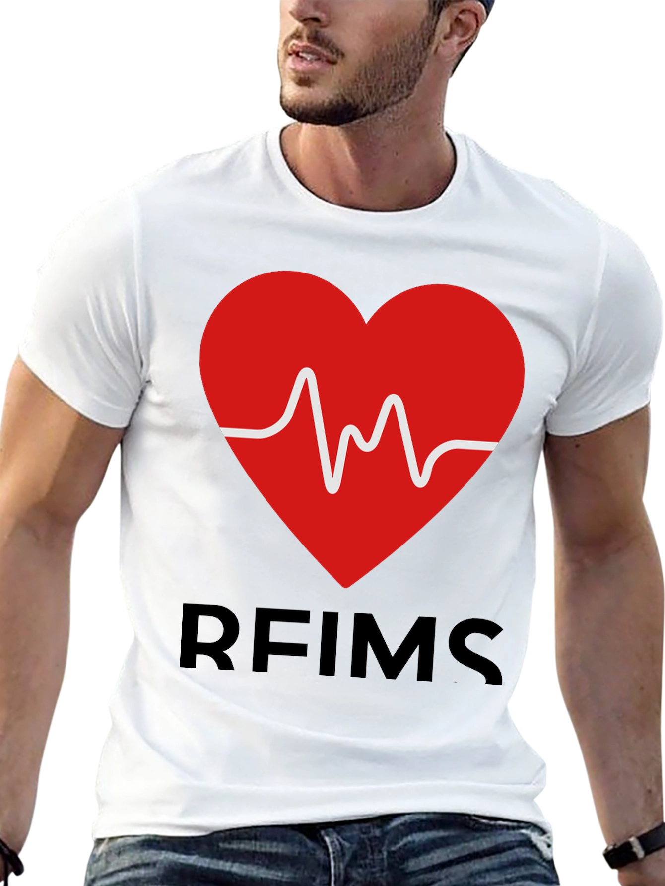 RFIMS Heartbeat Graphic Tee - Stylish Casual Wear