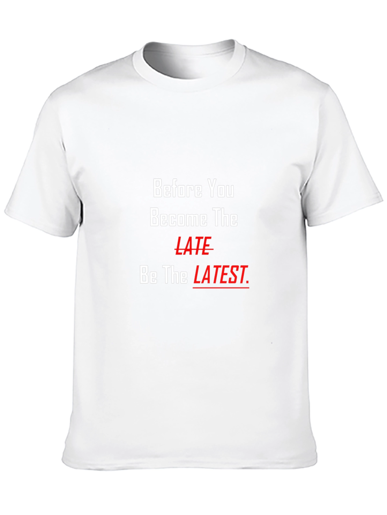 Be The Latest Graphic Tee - Black