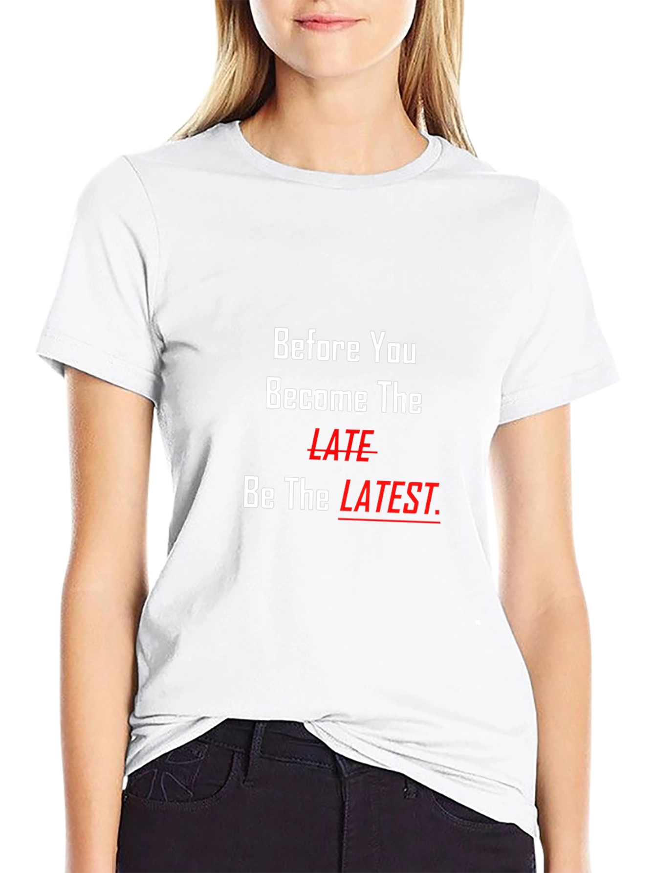 Be The Latest Graphic Tee - Black