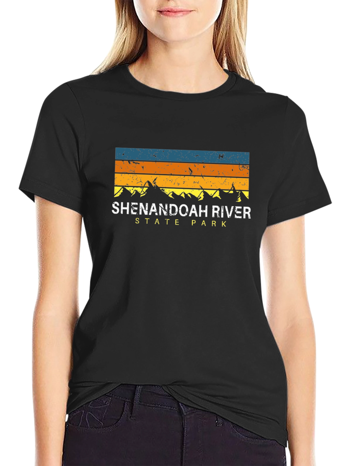 Shenandoah River State Park Black T-Shirt