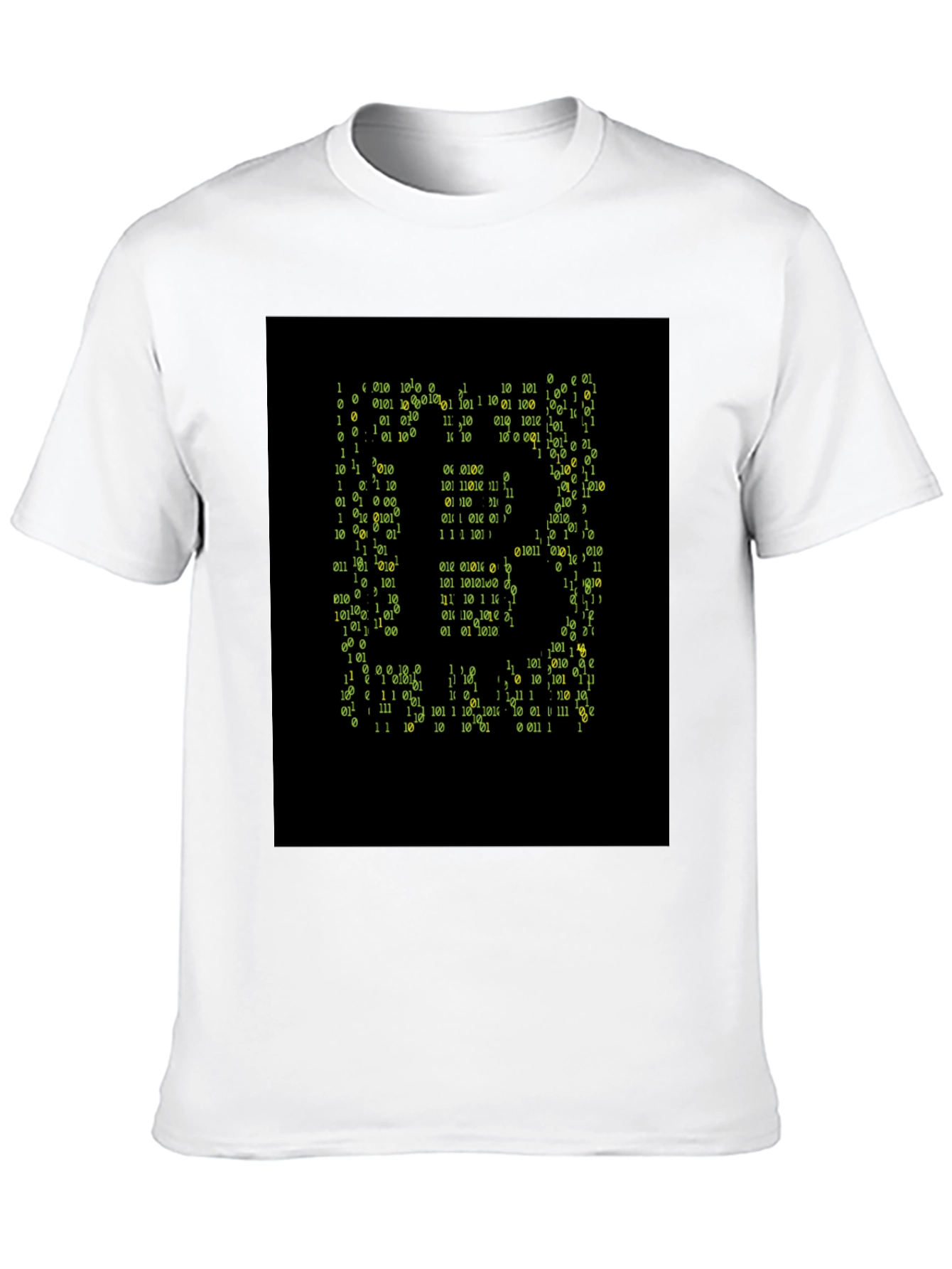Binary Code Bitcoin T-Shirt - Crypto Tee