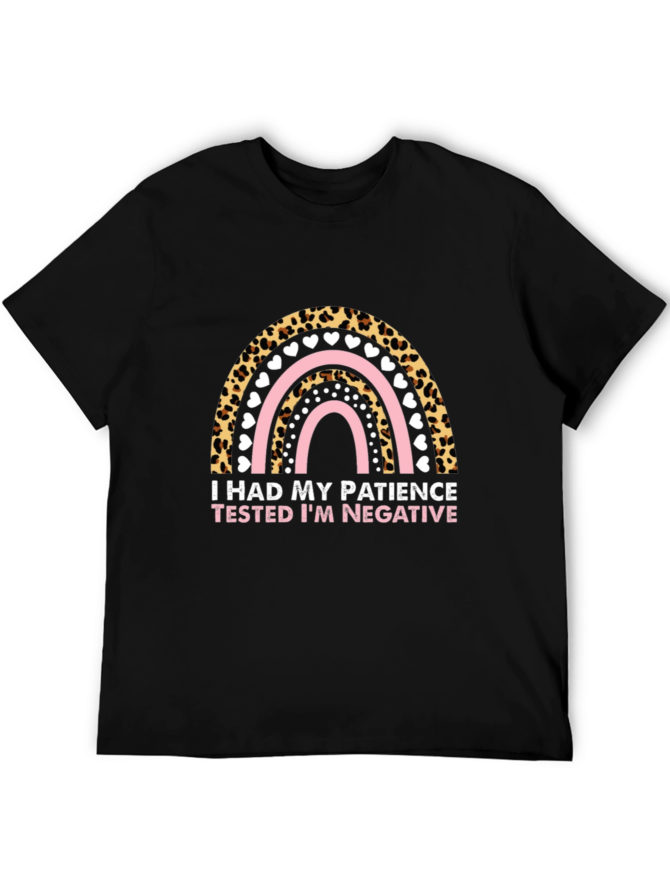 Humorous No Patience Graphic Tee