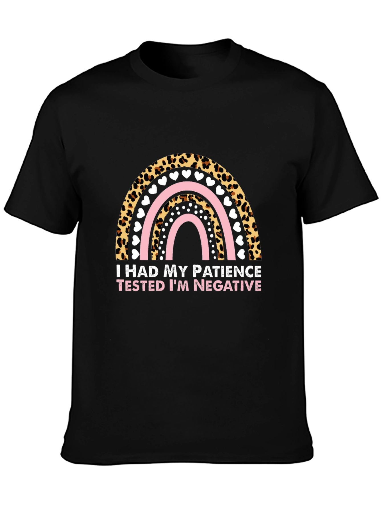 Humorous No Patience Graphic Tee