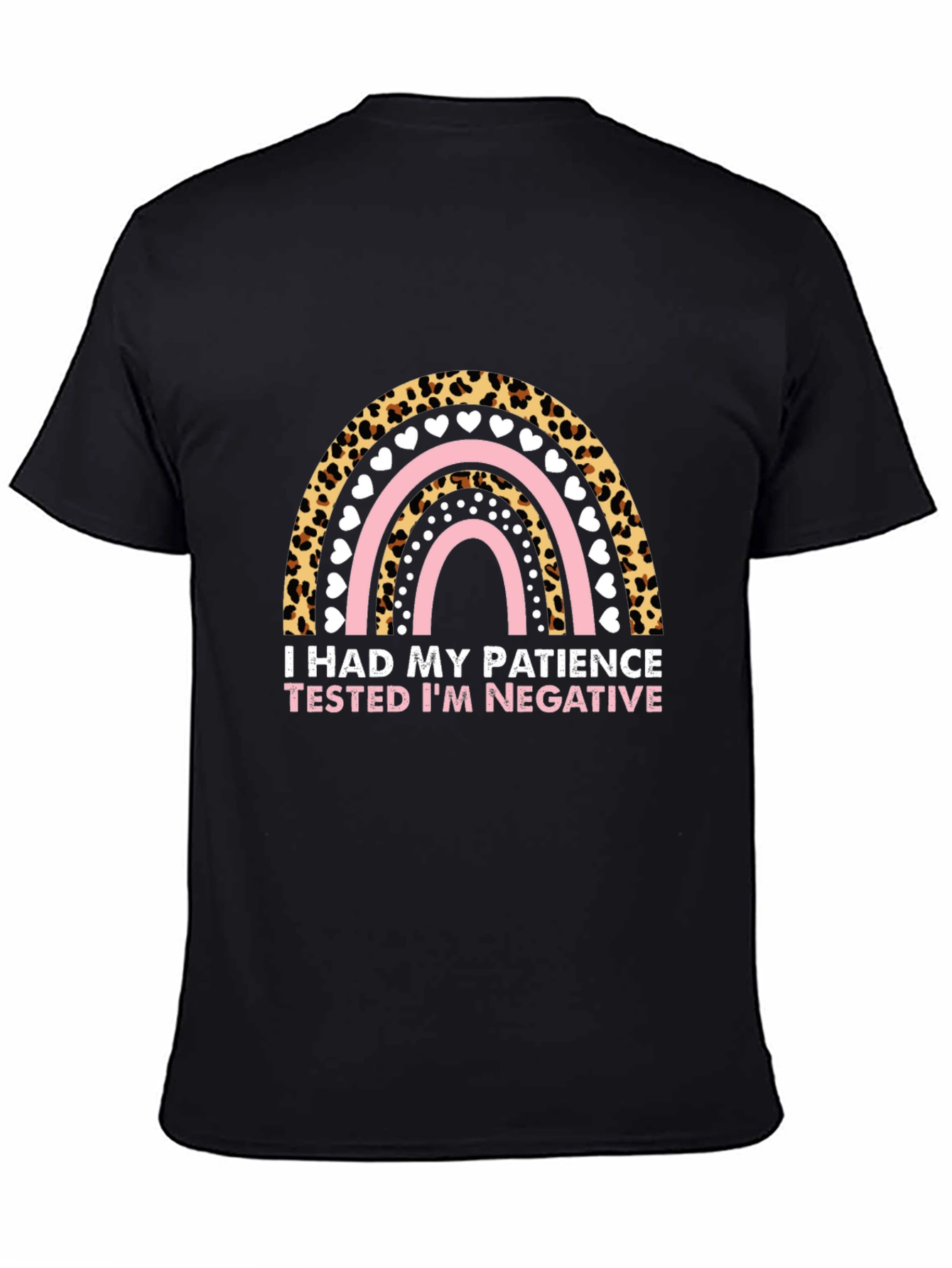 Humorous No Patience Graphic Tee