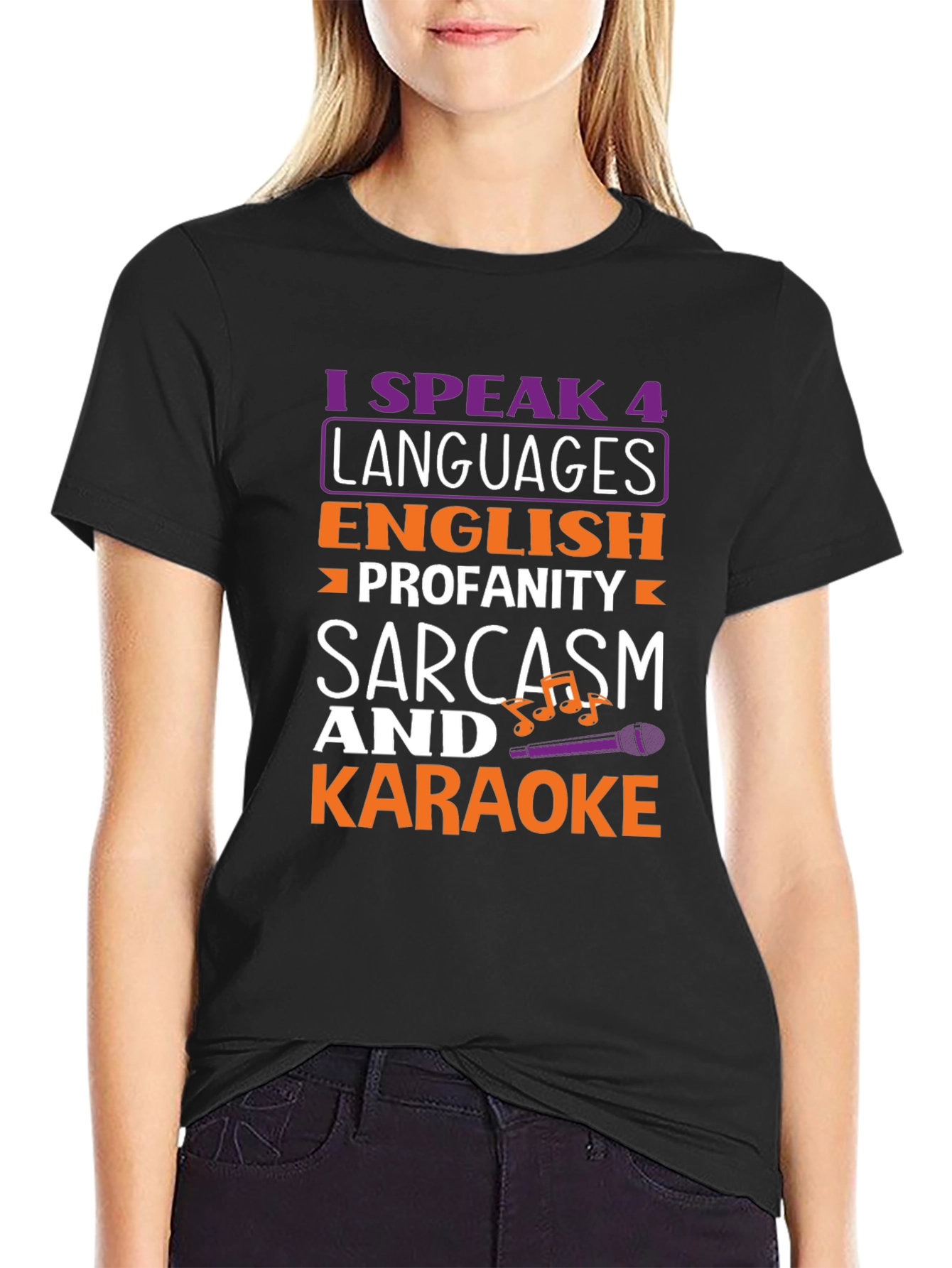 I Speak 4 Languages Funny T-Shirt