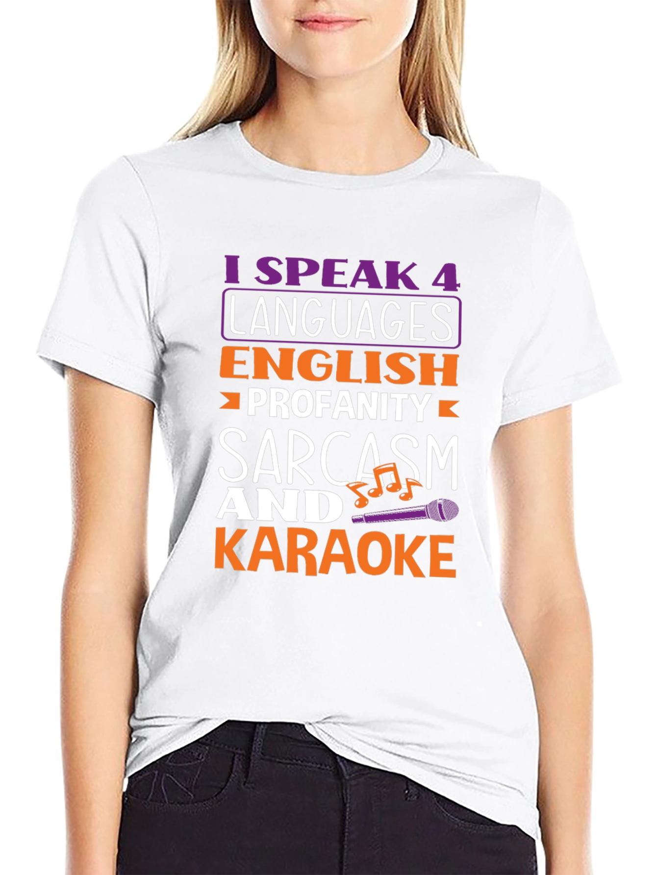 I Speak 4 Languages Funny T-Shirt