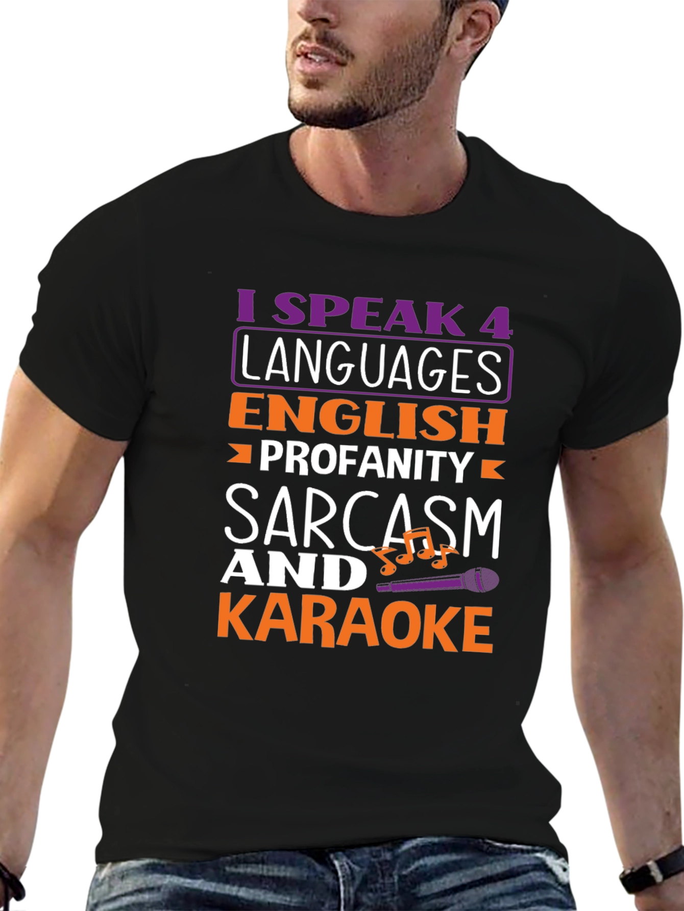 I Speak 4 Languages Funny T-Shirt