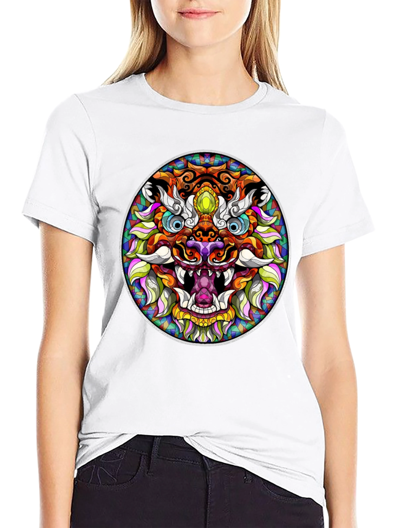 Vibrant Dragon Graphic Tee