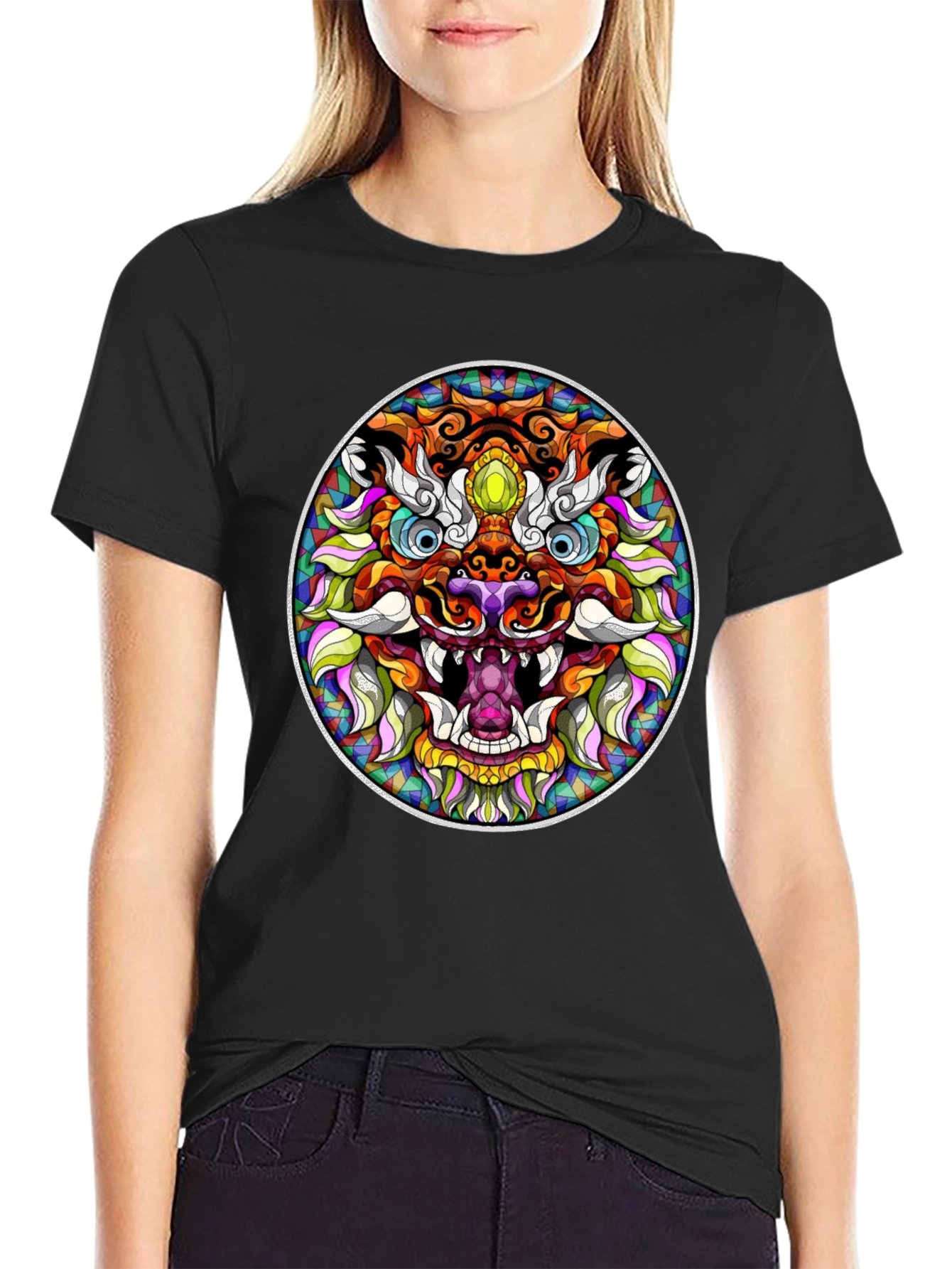 Vibrant Dragon Graphic Tee