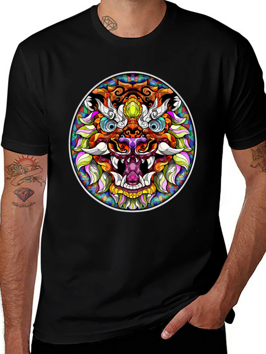 Vibrant Dragon Graphic Tee