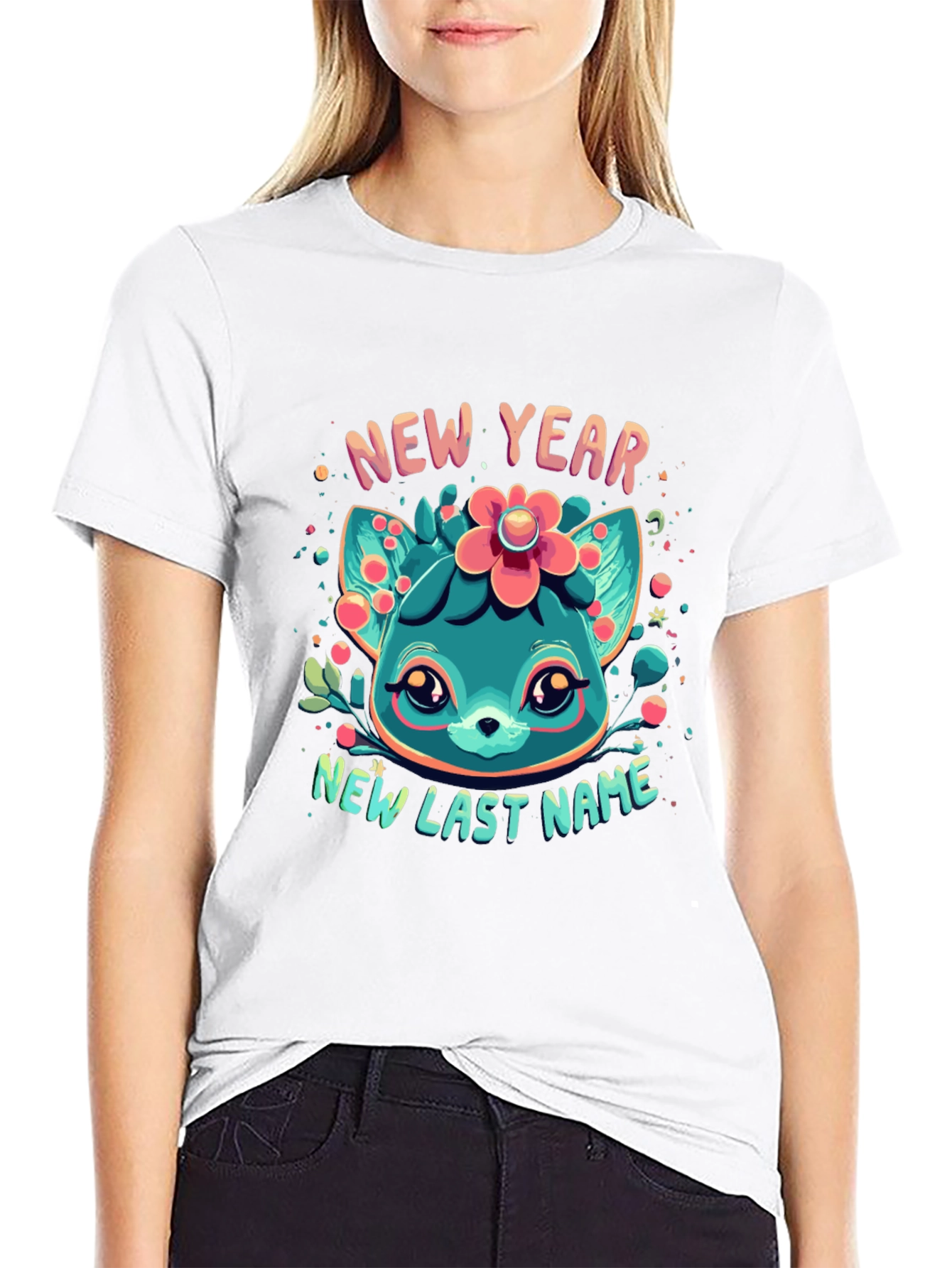 New Year New Last Name Graphic Tee