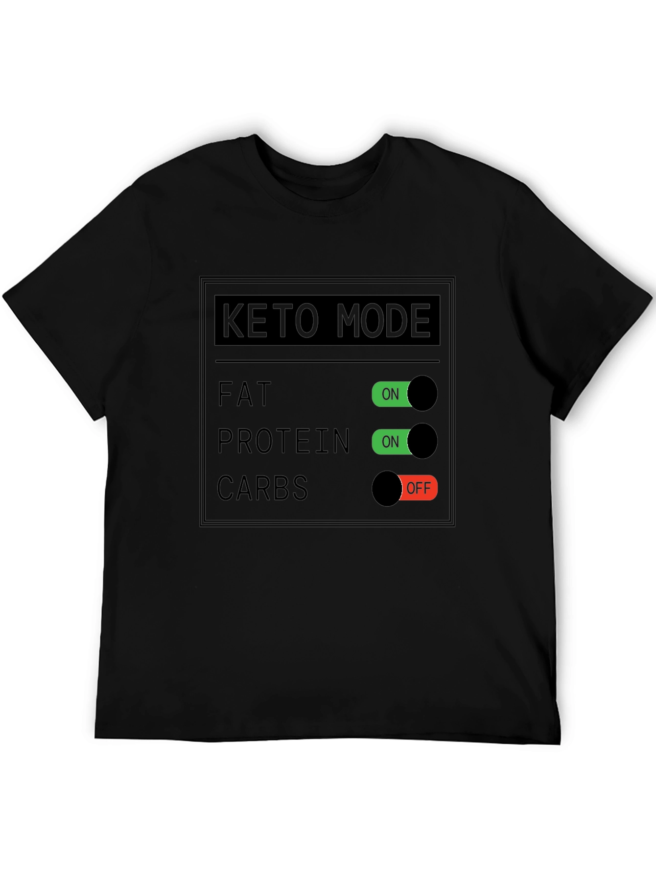 Keto Mode On/Off Graphic T-Shirt