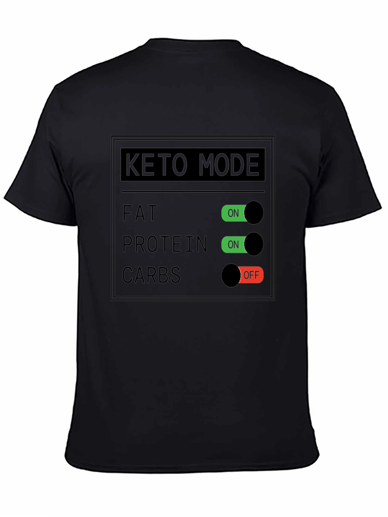 Keto Mode On/Off Graphic T-Shirt