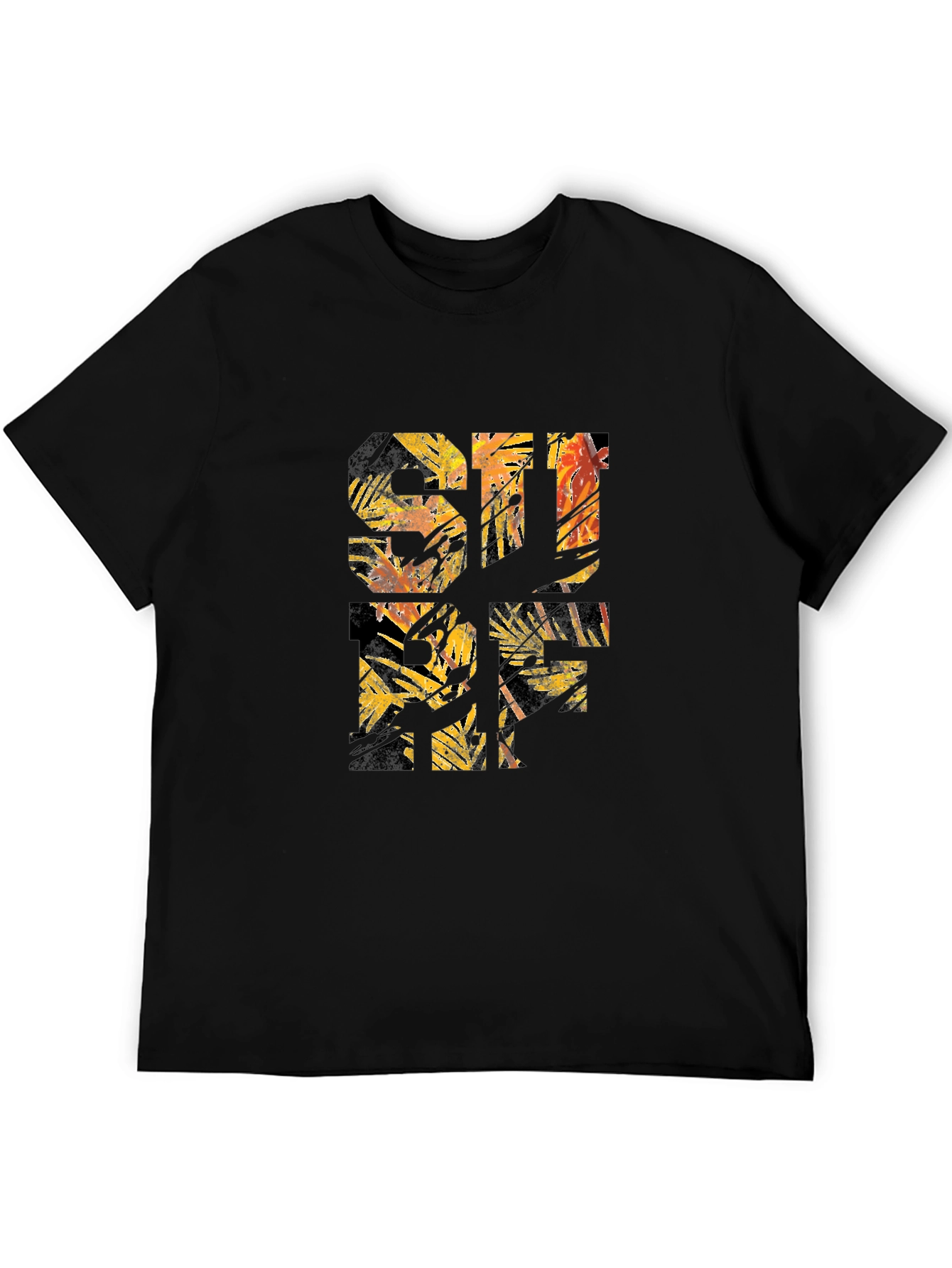 Surf Graphic Print Mens T-Shirt