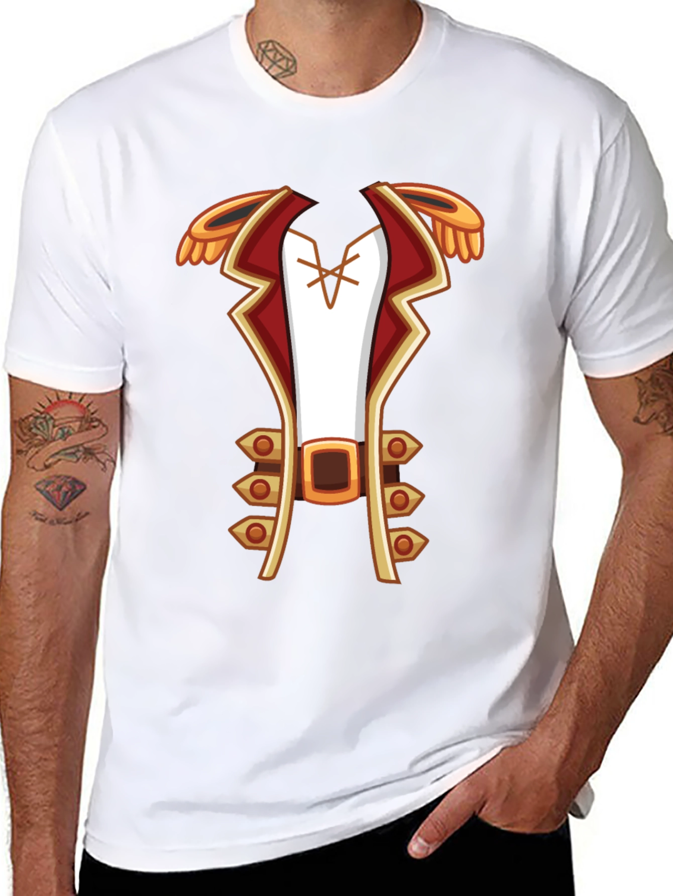 Pirate Costume T-Shirt - Novelty Graphic Tee