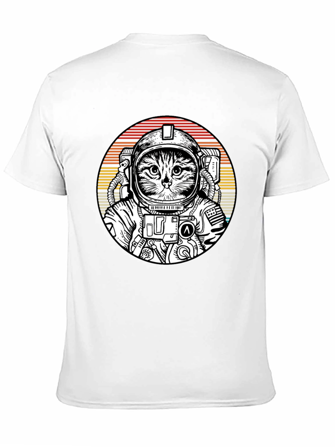 Cat Astronaut Graphic Tee - Space Kitty T-Shirt