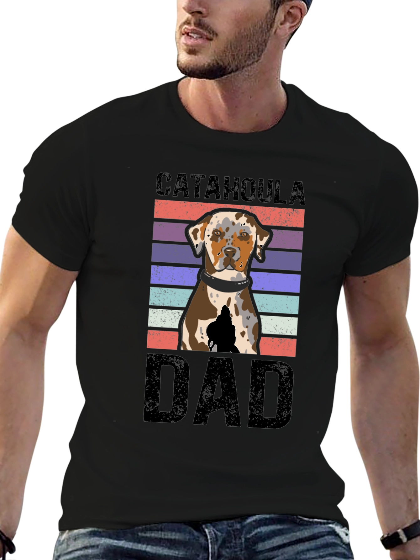 Catahoula Dad T-Shirt - Dog Lover Apparel