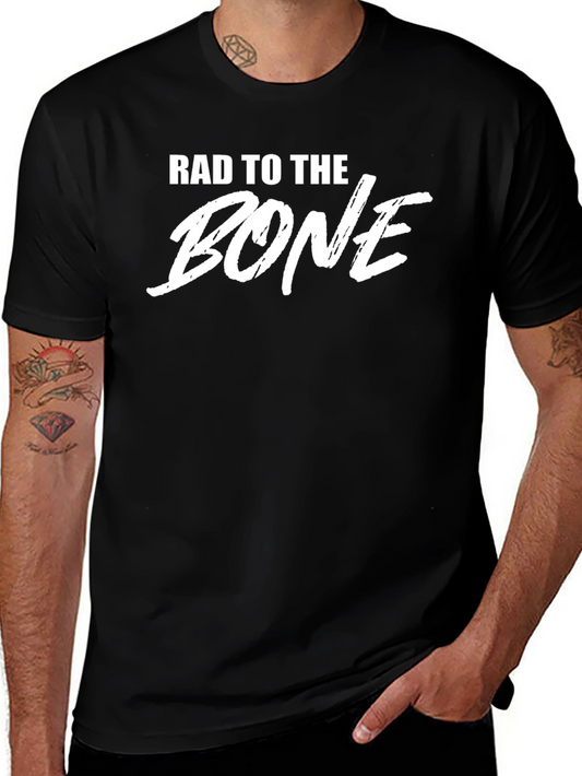 Rad to the Bone Graphic Tee - Cool & Stylish