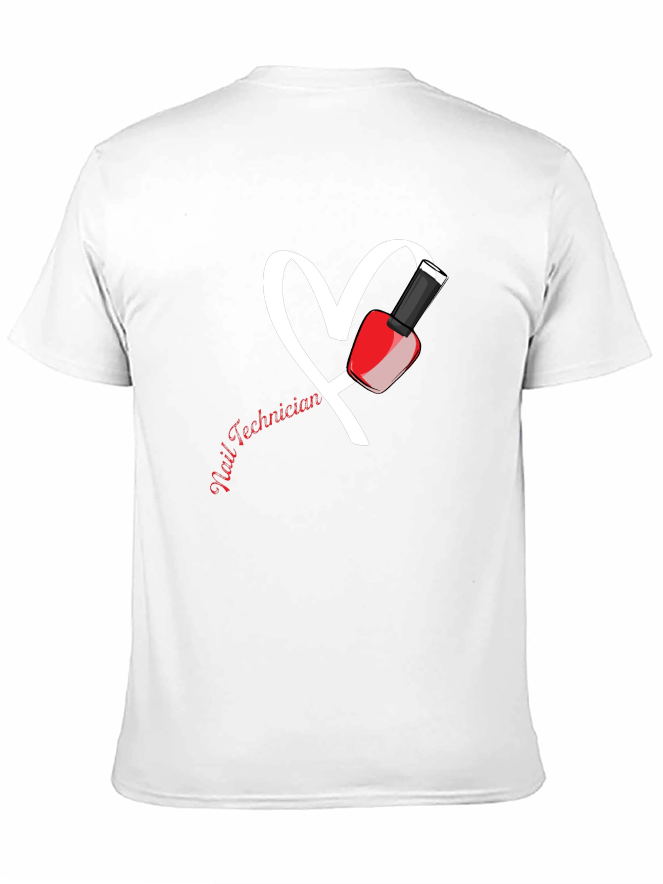 Nail Technician Heart T-Shirt
