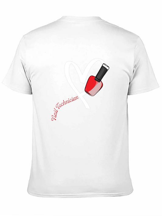 Nail Technician Heart T-Shirt
