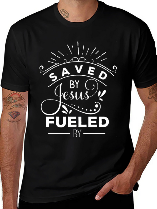 Saved by Jesus Fueled T-Shirt - Christian Apparel