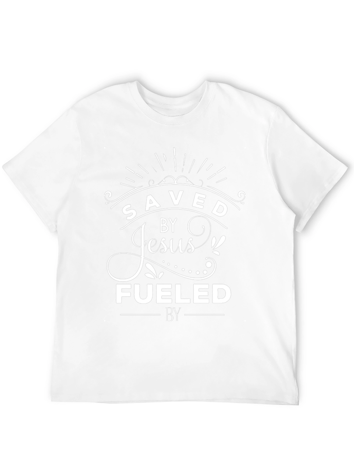 Saved by Jesus Fueled T-Shirt - Christian Apparel