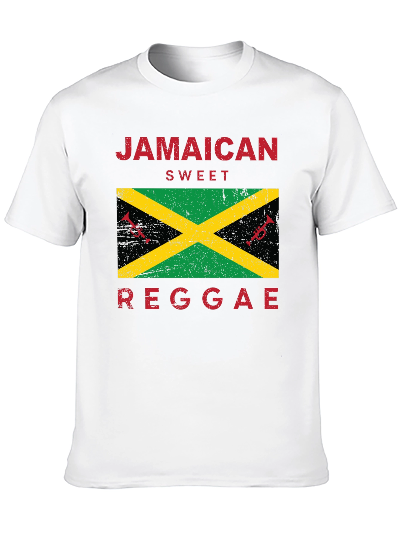 Jamaican Sweet Reggae Graphic Tee - Black